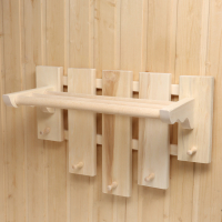 Полка вешалка с сушилкой, 5 крючков, 58&times;50&times;30 см