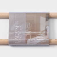 Плечики - вешалка для брюк и юбок LaDо́m Laconique, многоуровневая, 37&times;31,5&times;1,1 см, цвет чёрный