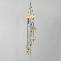 Музыка ветра металл "Стрекозы" 4 трубки 70 см