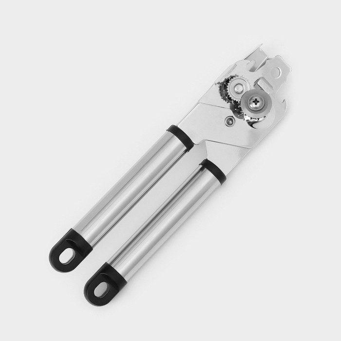 Нож консервный Доляна &laquo;Помощник&raquo;, 20 см, цвет чёрный