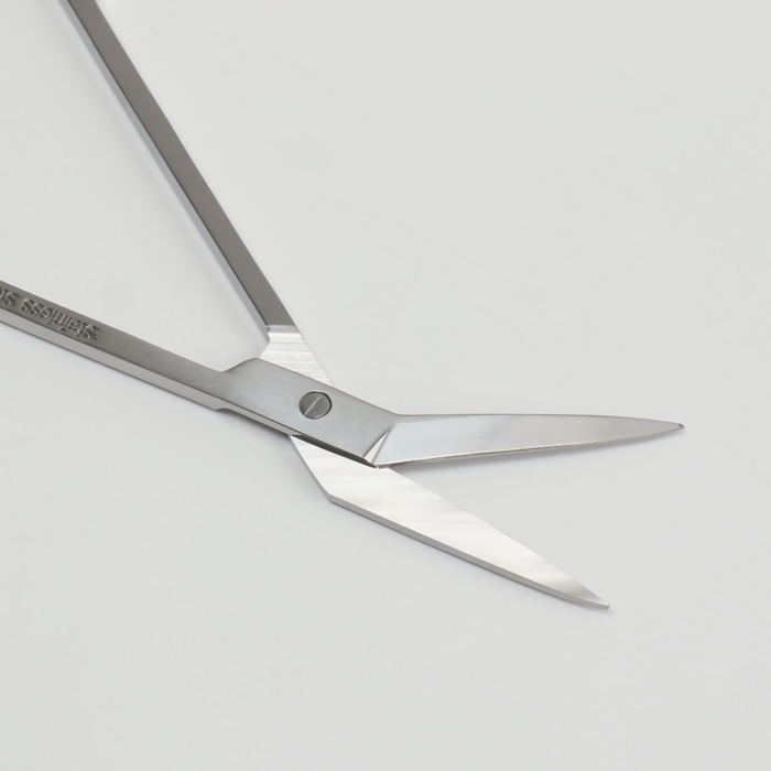 Ножницы педикюрные, фигурные, загнутые, широкие, 12 см