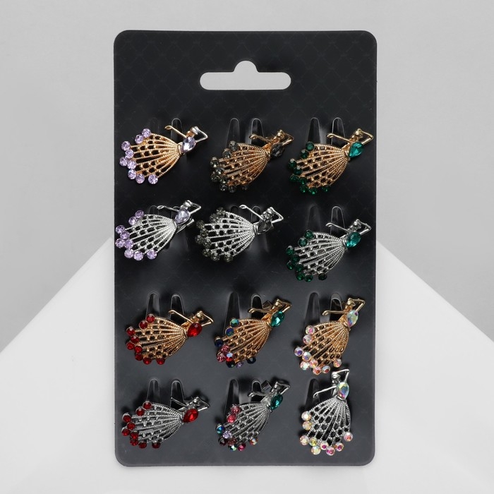 Брошь &laquo;Девушка&raquo; танцовщица (неделимая фасовка 12 шт., цена за шт.), цвет МИКС