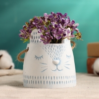 Кашпо "Небесный крол" 8х8х8см