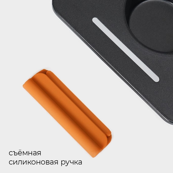 Форма для выпечки Magistro &laquo;French Bakery. Круг&raquo;, 30,5&times;18&times;3 см, 6 ячеек, антипригарное покрытие