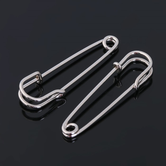 Булавка 4,5&times;1,2 см (набор 5 шт.), СМ-208-3, цвет серебро