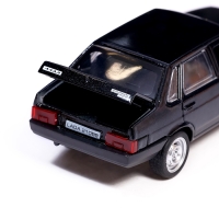 Машинка металлическая LADA-21099, ретро - модель &laquo;СПУТНИК&raquo;, открываются двери, багажник, инерция, 12 см, чёрный