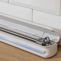 Диспенсер для пищевой плёнки Доляна, 37,3&times; 6,5&times;5,3 см, цвет белый