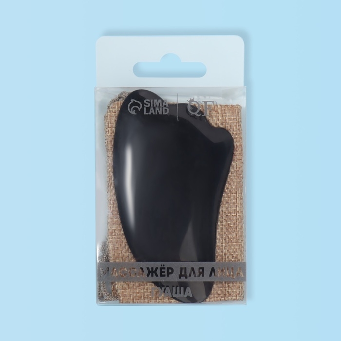 Массажёр Гуаша &laquo;Лапка&raquo;, 9 &times; 5,2 см, цвет чёрный