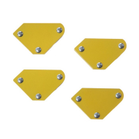 Набор магнитных угольников для сварки ТУНДРА, 45,90,135&deg;, усилие на отрыв 4 кг, 4 шт.