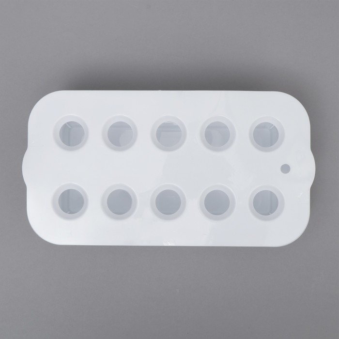 Ящик для выращивания зелёного лука, 29 &times; 16 &times; 8,5 см, 2,5 л, 10 лунок, пластик, белый, Greengo