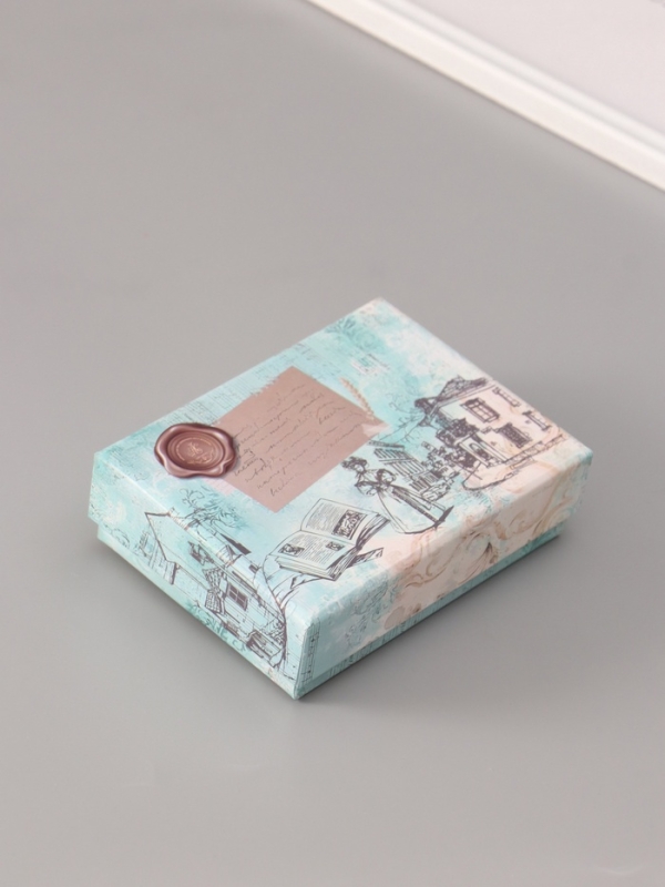 Сургучный набор "Мальчик и лис" печать, ручка, сургуч 12,5х10х3,6 см