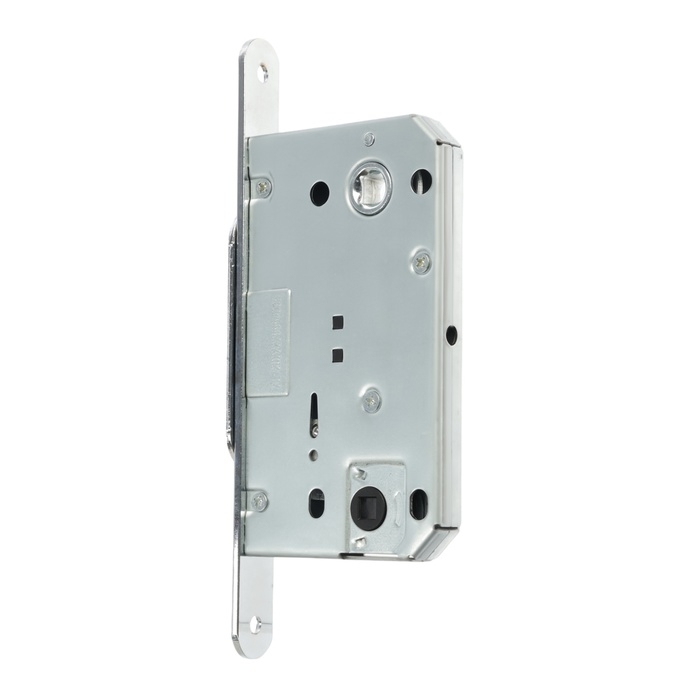 Защелка врезная LOCKLAND ZLK1CP, цвет хром, м/о 96 мм., пластик. язычок