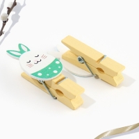 Набор прищепок для украшения вербы &laquo;ХВ&raquo; на пасху, 10 х 12 см.