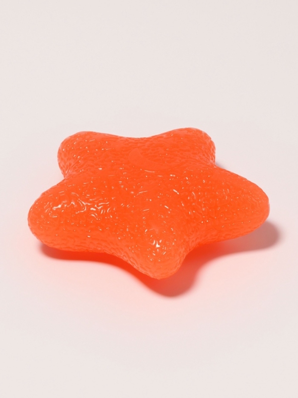 Массажёр реабилитационный TPR (термопласт резина) нагр 20кг d 8см оранж накл OT