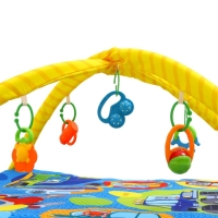 Развивающий коврик с дугами &laquo;Транспорт&raquo;, 85х85 см, Крошка Я