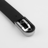 Ручка для чемодана, пластик, 20 &times; 2,2 см, цвет чёрный/серебряный