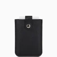 Картхолдер 7,9*0,5*10,3 см, 5 карт, на кнопке, черный