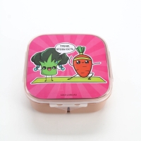 Ланч - бокс с ложкой, &laquo;Треню&raquo;, 17,8 х 17,8 х 7 см