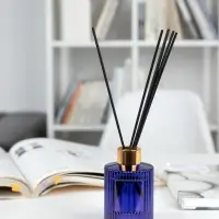 Диффузор ароматический Fragnola, пряная древесина и кардамон, темно-синий