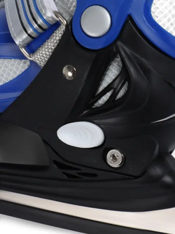 Коньки детские раздвижные BlackAqua, р. 30-33, для фитнеса, синие