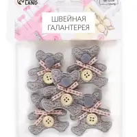 Аппликация &laquo;Мишка&raquo;, 5&times;4.5 см