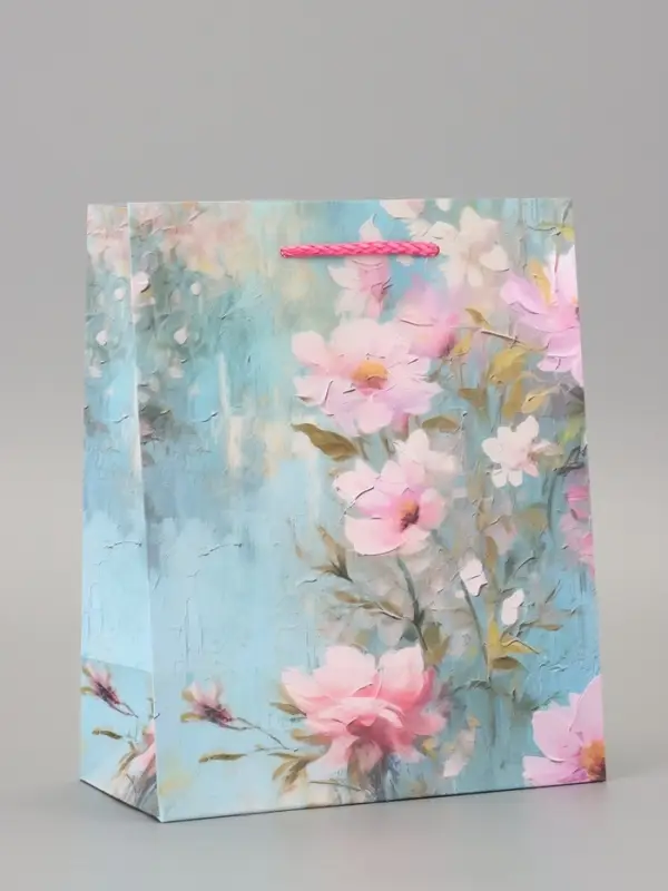 Пакет подарочный ламинированный &laquo;Цветочная эстетика&raquo; 18&times;22.3&times;10 см