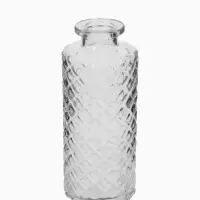 Ваза настольная стекло "Миниатюра" (набор 12 шт) 8-13 см, прозрачный