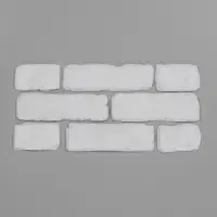 Гипсовая плитка &laquo;Венеция +&raquo;, цвет белый, 1 м&sup2;