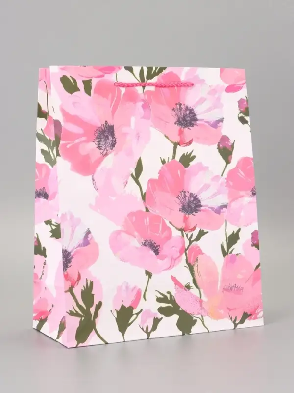 Пакет подарочный ламинированный &laquo;Весна&raquo; 26&times;12&times;32 см