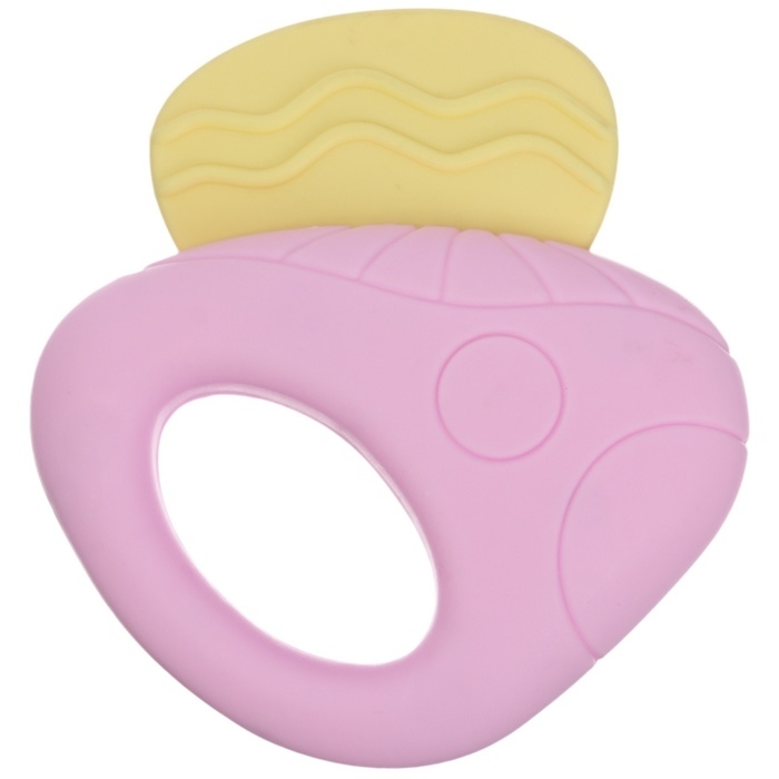 Набор прорезывателей силиконовых &laquo;Малышу&raquo;, с погремушкой, 3 шт., Крошка Я