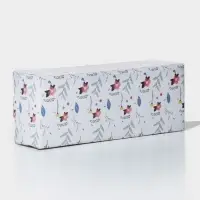 Набор стеклянных конфетниц &laquo;Богема&raquo;, на подставке 24&times;9,5&times;8,5 см, 2 шт, цвет металла золотой