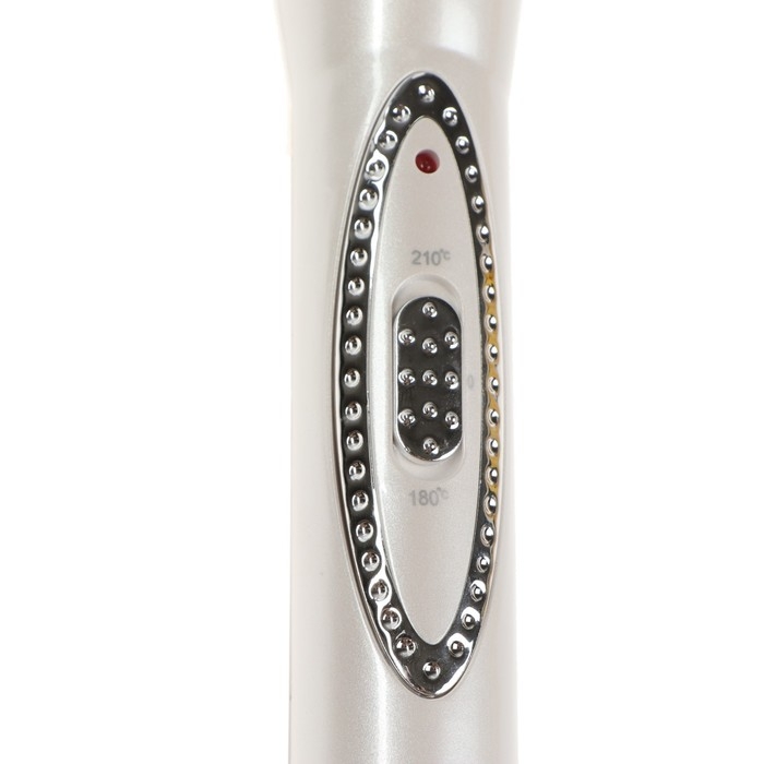 Плойка для волос Luazon LW-06, керамическая, 65 Вт, d=9 mm, 210 &deg;C, белая