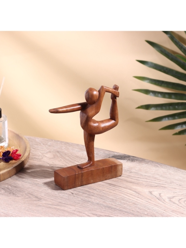 Сувенир "Гимнастка" дерево суар, 14х5х20 см