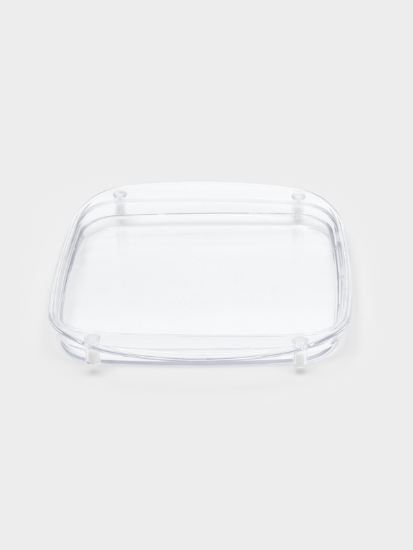 Монетница пластиковая OPTIMA, 17&times;20,5&times;1,5, цвет прозрачный