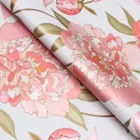 Пленка для цветов матовая, &laquo;Флёр&raquo;, 55&times;55 см, розовый