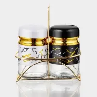 Набор для специй "S&P.Marble", 2 шт, на подставке
