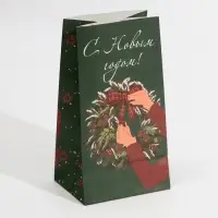 Пакет без ручек &laquo;Венок&raquo;, 10 х 19.3 х 7 см