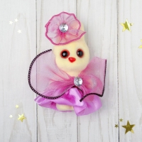 Игрушка из пенопласта &laquo;Зайка с цветочком&raquo;, большие глазки, цвета МИКС