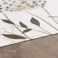 Салфетка сервировочная на стол &laquo;Сад&raquo;, 43&times;28 см, белая