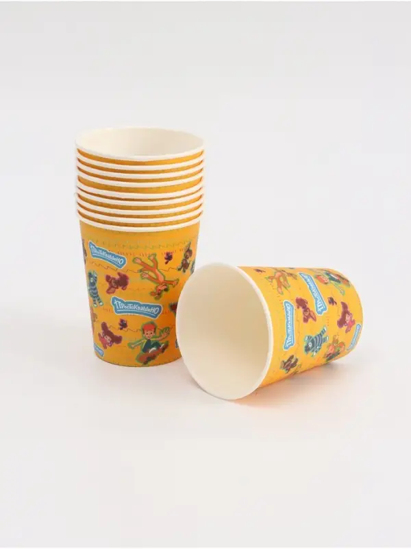 Стакан одноразовый &laquo;Простоквашино&raquo; 250 мл, набор 10 шт, Союзмультфильм