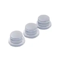 Стоппер для двери силиконовый ТУНДРА SP002, на клеевой основе, 50х30 мм, набор 3 шт