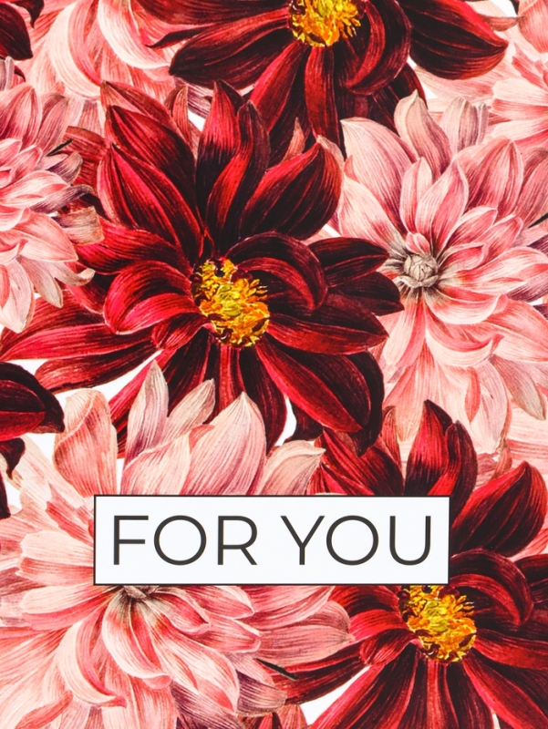 Пакет подарочный ламинированный горизонтальный &laquo;Для тебя&raquo;, L 40 &times; 31 &times; 14 см