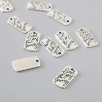 Металлический элемент, декоративная подвеска &laquo;Арт Узор. Жетон в путешествие&raquo;, серебро, 2&times;1 см