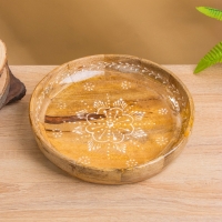 Блюдо &laquo;Пряник&raquo;, дерево манго, 25&times;25&times;5 см