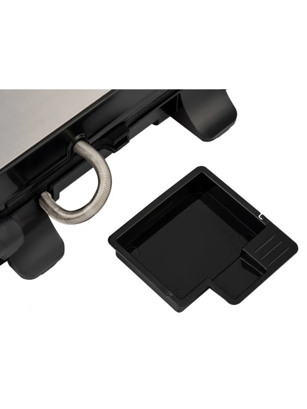 Электрогриль HYG-1043 1800Вт черный, серебристый