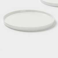 Набор тарелок 2 шт 20х2 см Magistro  "White Snow"