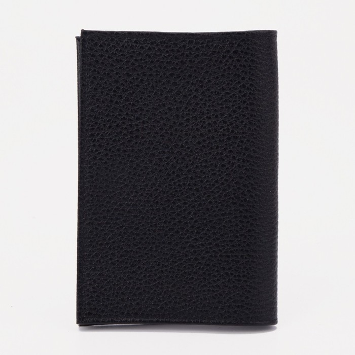 Обложка для паспорта, цвет чёрный
