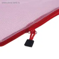 Папка-конверт на молнии Calligrata &laquo;Клеточка&raquo; А5, (240 х 170 мм), МИКС