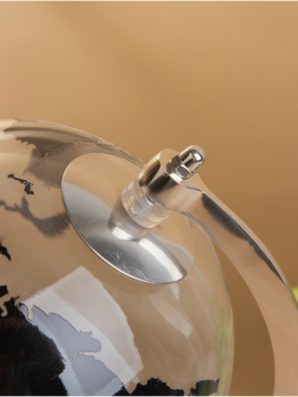 Глобус сувенирный &laquo;Темная ночь&raquo;, 15&times;17.5&times;31 см, стекло, дерево