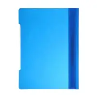Папка - скоросшиватель Calligrata, А4,160 мкм, синяя, прозрачный верх